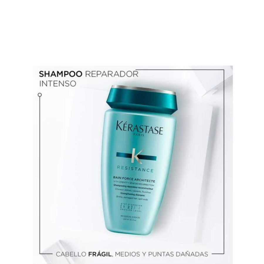 Shampoo Reparador Bain Force Architecte Resistance Kerastase, 250 ml. - Image 2