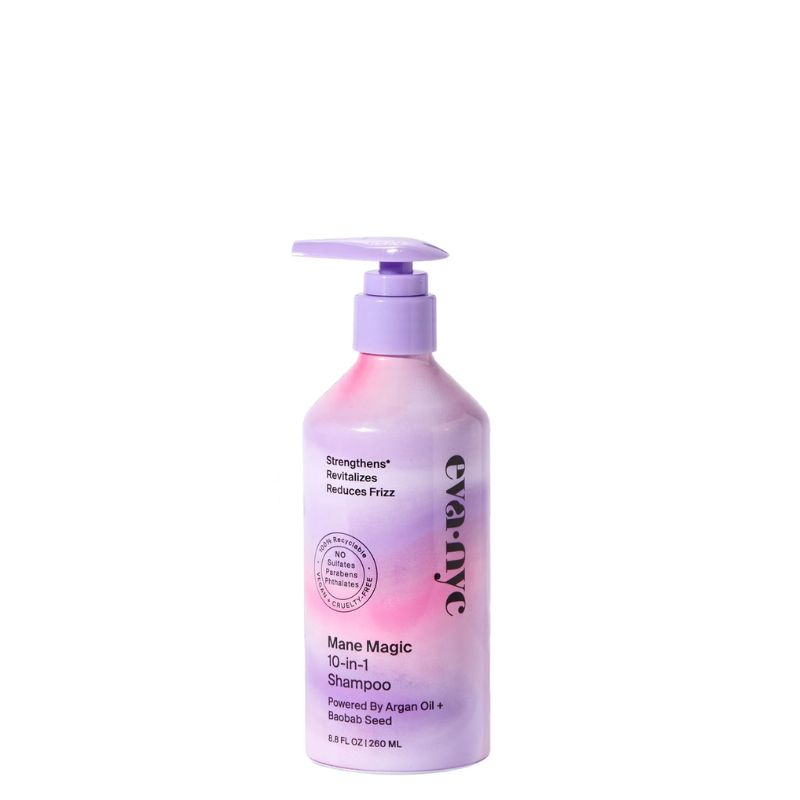 Shampoo con Aceite de Argán y Keravis Mane Magic Eva Nyc 260ml.