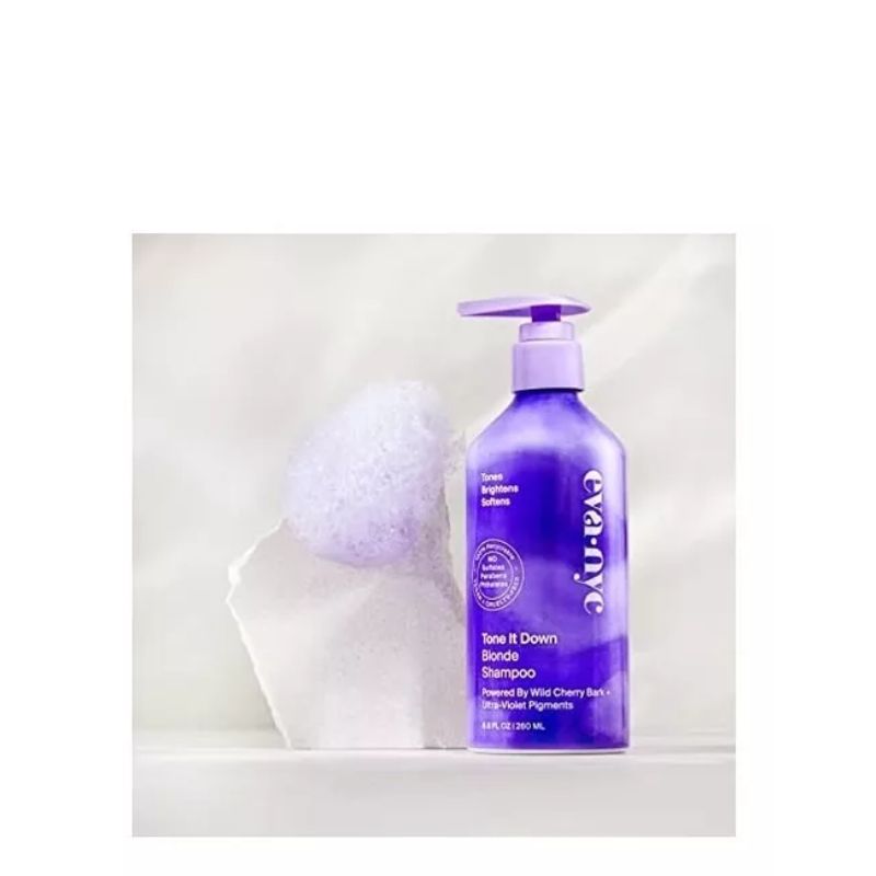 Shampoo para Cabello Rubio con Pigmentos Violetas EVA NYC, 260 ml. - Image 2