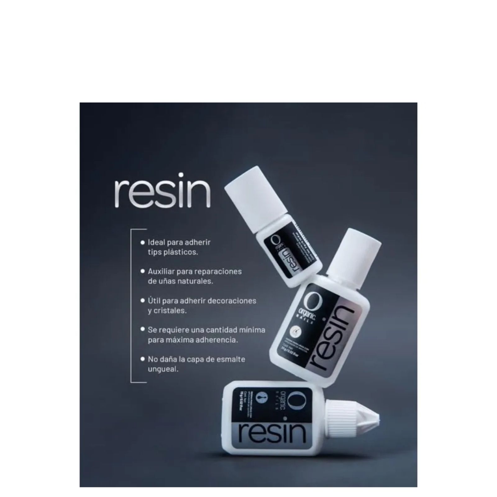 Organic Nails Resina con Brocha 14 grs. - Image 2